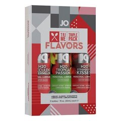 Maitsestatud libesti Tri Me Flavors System Jo (3 pcs) hind ja info | Lubrikandid | kaup24.ee