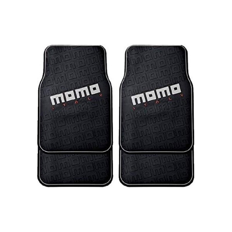 Auto põrandamattide komplekt Momo 009 Universaalne Must/Punane (4 pcs) hind ja info | Universaalsed matid | kaup24.ee