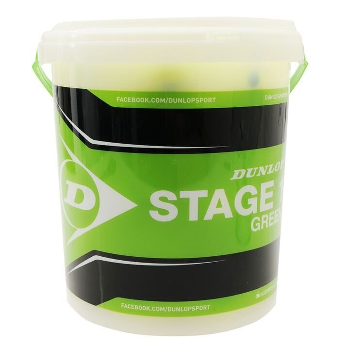 Tennisepallid Dunlop Stage 1 Green, 60 tk hind ja info | Välitennise tooted | kaup24.ee