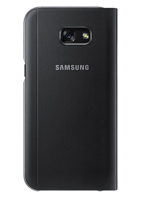 Kokkupandav ümbris S-View, Samsung Galaxy A5 A520 jaoks, must цена и информация | Telefoni kaaned, ümbrised | kaup24.ee
