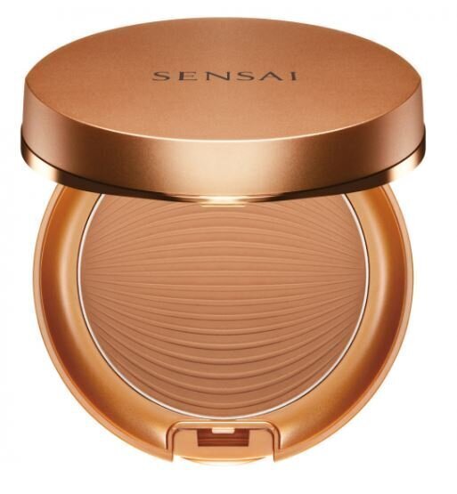 Sensai Silky Bronze Natural Veil Compact päikesepuuder 8,5 g, SC03 Medium цена и информация | Päikesepuudrid, põsepunad | kaup24.ee