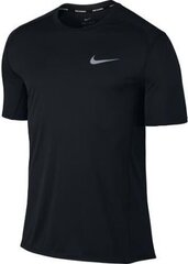 Meeste T-särk Nike Dry Miler Top M 833591010, must цена и информация | Мужские футболки | kaup24.ee