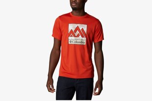 Мужская футболка Columbia Zero Rules S S Graphic Shirt 1533291846, красная цена и информация | Мужские футболки | kaup24.ee