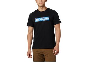 Мужская футболка Columbia M Rapid Ridge Graphic Tee 1888813010, черная цена и информация | Мужские футболки | kaup24.ee