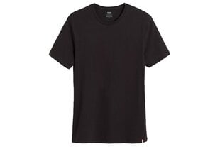 Meeste T-särk Levi's Slim Crewneck Tee 2 Pack 795410001, must цена и информация | Мужские футболки | kaup24.ee