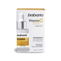 Antioksüdantseerum Vitamin C Babaria (30 ml) hind ja info | Näoõlid, seerumid | kaup24.ee