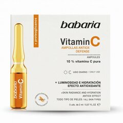 Ампулы Babaria Витамин C (5 x 2 ml) цена и информация | Сыворотки для лица, масла | kaup24.ee