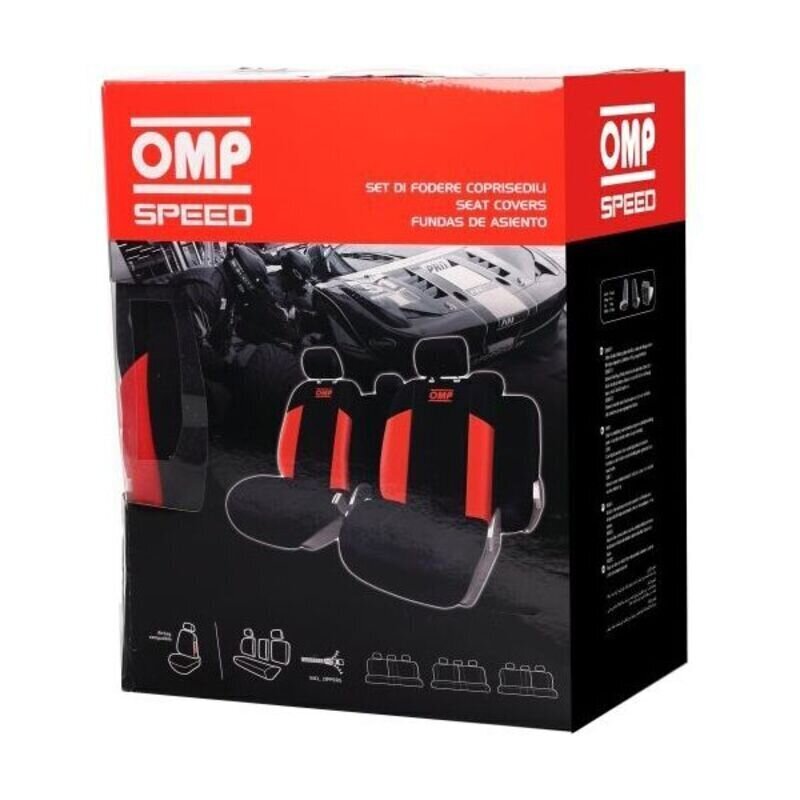 Istmekatete komplekt OMP Speed Universaalne (11 tk) hind ja info | Istmekatted | kaup24.ee