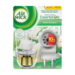 Электрический ароматизатор с пополнением Essential Oils Air Wick White Bouquet (19 ml) цена и информация | Освежители воздуха | kaup24.ee