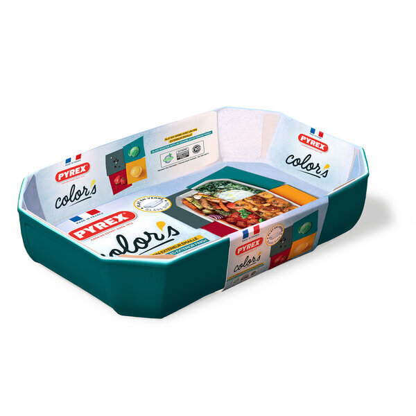 Serveerimisvaagen Pyrex Sinine (33 x 22 cm) hind ja info | Lauanõud ja kööginõud | kaup24.ee