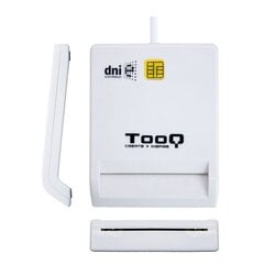 Кардридер смарт-карт TooQ TQR-210W USB 2.0, белый цена и информация | Смарттехника и аксессуары | kaup24.ee