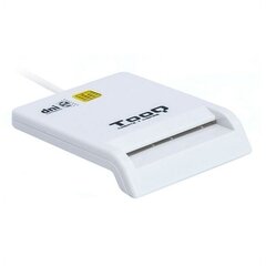 Кардридер смарт-карт TooQ TQR-210W USB 2.0, белый цена и информация | Смарттехника и аксессуары | kaup24.ee