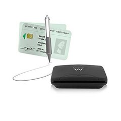 Ewent EW1052 eID/Smart считыватель карт удостоверений личности, USB 2.0 цена и информация | Смарттехника и аксессуары | kaup24.ee