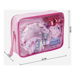 Tarvikutega WC-kott Peppa Pig Mitmevärviline Multikoostis (22,5 x 16,5 x 6 cm) (11 pcs) hind ja info | Laste aksessuaarid | kaup24.ee