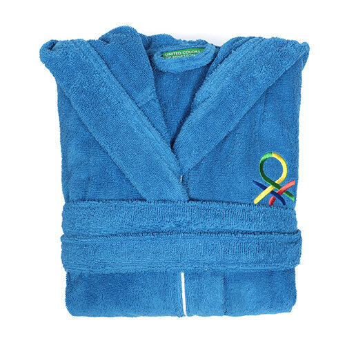 Hommikumantel Benetton 7-9 aastat Puuvill: Värvus - Sinine hind ja info | Poiste hommikumantlid ja pidžaamad | kaup24.ee