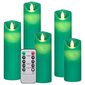 Elektrilised LED küünlad puldiga, 5 tk цена и информация | Küünlad, küünlajalad | kaup24.ee