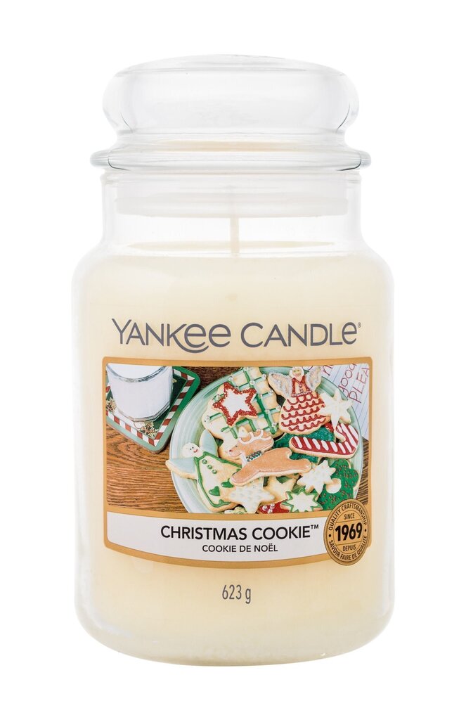 Lõhnaküünal Yankee Candle Christmas Cookie 623 g hind ja info | Küünlad, küünlajalad | kaup24.ee