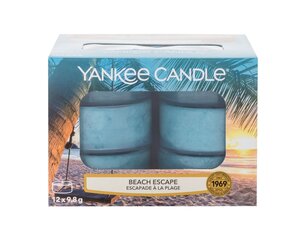 Ароматическая свеча Yankee Candle Beach Escape 9,8 г, 12 шт цена и информация | Подсвечники, свечи | kaup24.ee