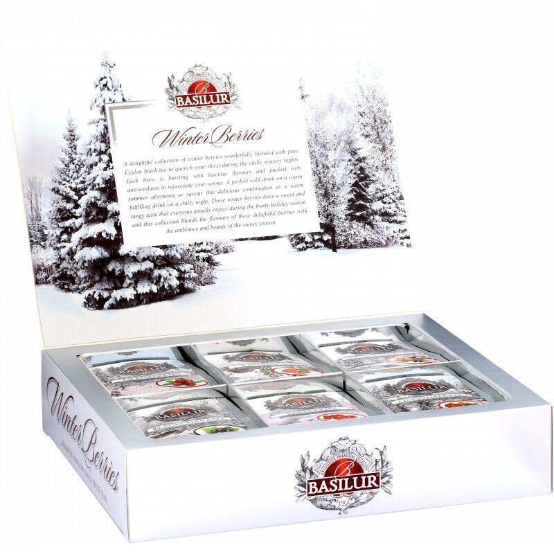Jõulukingitee - Basilur Winter Berries Gift 60 x 2 g цена и информация | Tee | kaup24.ee
