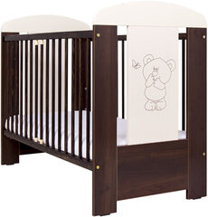Drewex детская кровать Mõmmi Standard, цвет: темный орех цена и информация | Детские кроватки | kaup24.ee