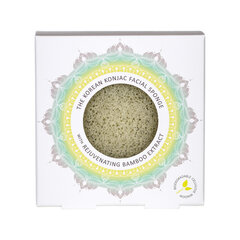 Näopesukäsn Konjac Sponge The Mandala Bamboo Extract цена и информация | Аппараты для ухода за лицом | kaup24.ee