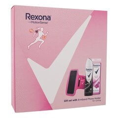 Подарочный набор Rexona для женщин: гель для душа 250 мл + дезодорант-спрей 150 мл + спортивный чехол для телефона цена и информация | Масла, гели для душа | kaup24.ee