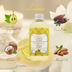 Massaažiõli Lemon Saules Fabrika, 200 ml цена и информация | Массажные масла | kaup24.ee