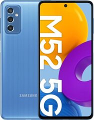 Мобильный телефон Samsung Galaxy M52 5G, 128 GB, Dual SIM, Blue цена и информация | Мобильные телефоны | kaup24.ee