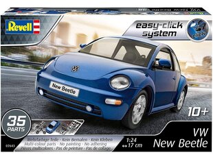 Конструктор Revell - VW New Beetle (easy-click), 1/24, 07643 цена и информация | Конструкторы и кубики | kaup24.ee