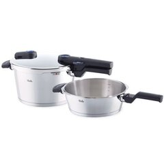 Kiirkeedupottide komplekt Fissler Vitaquick 2-osaline hind ja info | Potid ja kiirkeedupotid | kaup24.ee