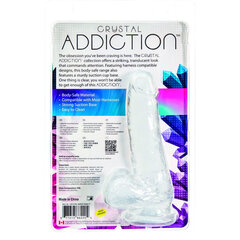 Реалистичный дилдо Addiction 7 Inch Clear Dong цена и информация | Вибраторы | kaup24.ee