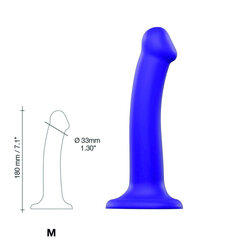 Rihmaga-me-poolrealistlik kahetihedusega painutav dildo lilla m hind ja info | Vibraatorid | kaup24.ee