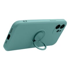 Telefoniümbris silikoonist, rõngaga, sobib iPhone 13 Pro, roheline hind ja info | Telefoni kaaned, ümbrised | kaup24.ee