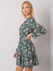 OH BELLA Roheline lilleline kleit. hind ja info | Kleidid | kaup24.ee