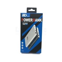 Väline aku, Power Banki MD blue 5000mAh, must hind ja info | Akupangad | kaup24.ee