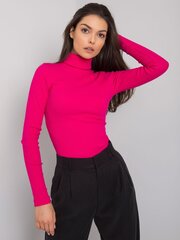 RUE PARIS Naiste fuksia, soonikuga kõrge kraega kampsun L/XL цена и информация | Женские кофты | kaup24.ee