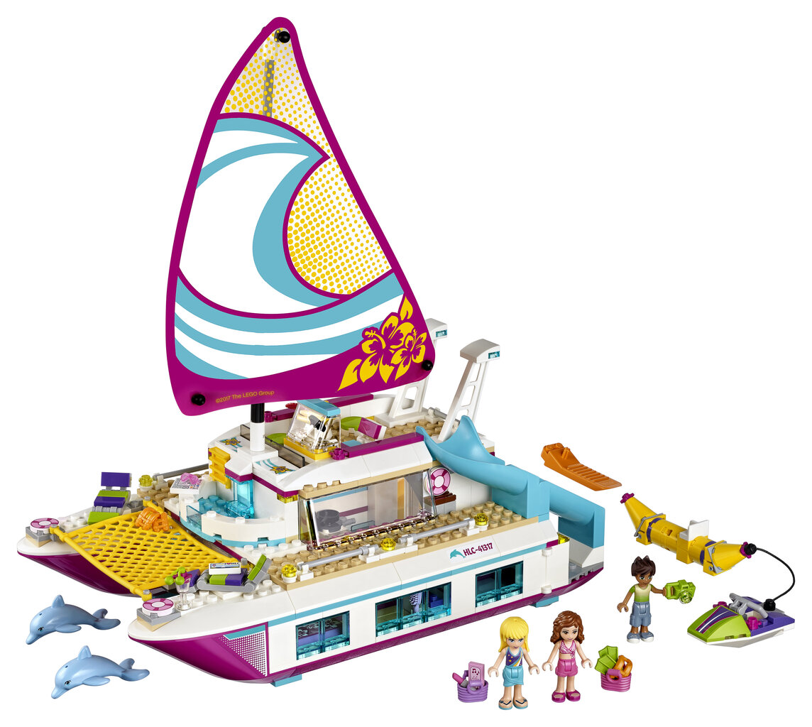 41317 LEGO® FRIENDS Päikesepaistekatamaraan цена и информация | Klotsid ja konstruktorid | kaup24.ee