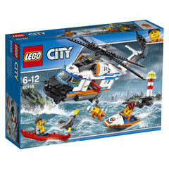 60166 LEGO® City Raske päästehelikopter hind ja info | Klotsid ja konstruktorid | kaup24.ee