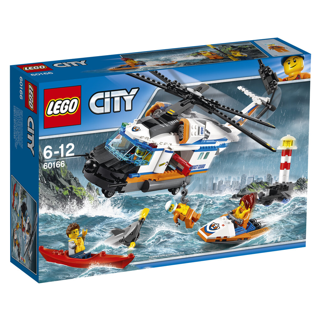 60166 LEGO® City Raske päästehelikopter цена и информация | Klotsid ja konstruktorid | kaup24.ee