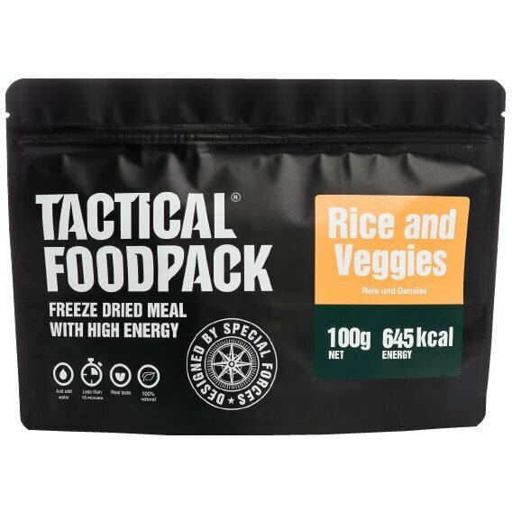 Riisiroog köögiviljadega 100g, Tactical Foodpack hind ja info | Valmistoit | kaup24.ee