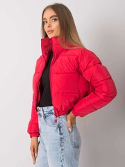 красная короткая стеганая куртка iseline цена и информация | Женские куртки | kaup24.ee