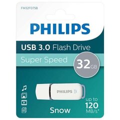 Флэш-накопитель Philips USB 3.0 Snow Edition (серый) 32 ГБ цена и информация | USB накопители | kaup24.ee