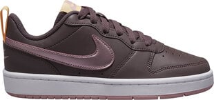 Детские кроссовки Nike Court Borough Low 2 BQ5448 200/5, серые/розовые цена и информация | Nike Одежда, обувь и аксессуары | kaup24.ee