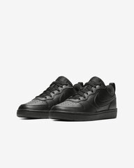 Nike Jalatsid Court Borough Low 2 Black BQ5448 001/3.5 hind ja info | Laste spordijalatsid | kaup24.ee