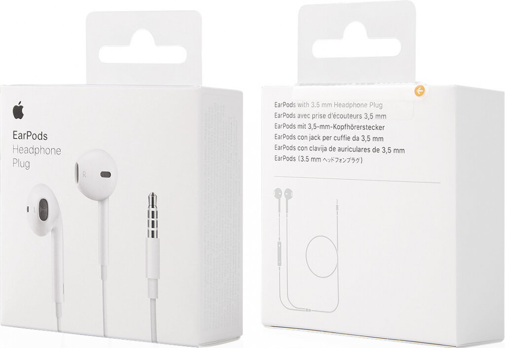 Apple EarPods with Remote and Mic - MNHF2ZM/A цена и информация | Kõrvaklapid | kaup24.ee