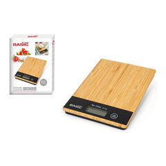 köögikaal Basic Home Basic Digitaalne Kandiline Bambus цена и информация | Кухонные весы | kaup24.ee