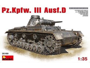 Конструктор Miniart - Pz.Kpfw. III Ausf.D, 1/35, 35169 цена и информация | Конструкторы и кубики | kaup24.ee