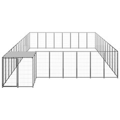 Koerte aedik, must, 30,25 m², teras цена и информация | Лежаки, домики | kaup24.ee