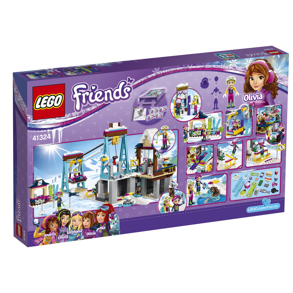 41324 LEGO® FRIENDS Talvekeskuse mäkketõusulift цена и информация | Klotsid ja konstruktorid | kaup24.ee