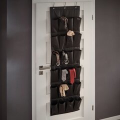 LEIFHEIT Pakaramais organizators Hanging organizer 45,7x5x163,8cm melns / COMBI SYSTEM цена и информация | Вешалки и мешки для одежды | kaup24.ee